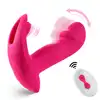 Boys Series - Flicking Wearable Vibrator. Podwójny wibrator z ruchomą główką i ruchomym języczkiem do łechtaczki, różnorodne tryby wibracji i wariacji