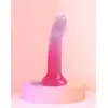 Love to Love - Dildoll Sunrise - dwukolorowe dildo z silikonu z dodatkiem brokatu!
