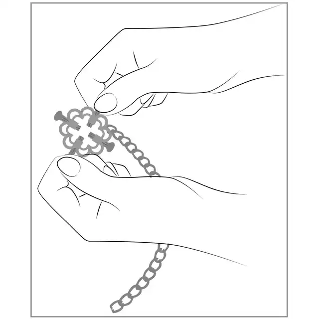 Bad Kitty - Nipple Jewellery With Metal Chain. Regulowane klamerki na sutki z łańcuszkiem, doskonała kombinacja elegancji i funkcjonalności
