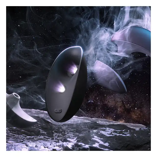 Svakom - Pulse Galaxie Starlight Projector Lilac. Powietrzny stymulator łechtaczki, intensywne fale powietrzne z projektorem gwiazd, w kolorze liliowym