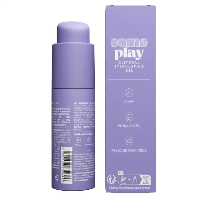 SOME PLAY - Clitoral Stimulating Gel 30ml. Stymulujący żel zwiększający wrażliwość łechtaczki, intensyfikuje przyjemność, powoduje przyjemne mrowienie i większe podniecenie