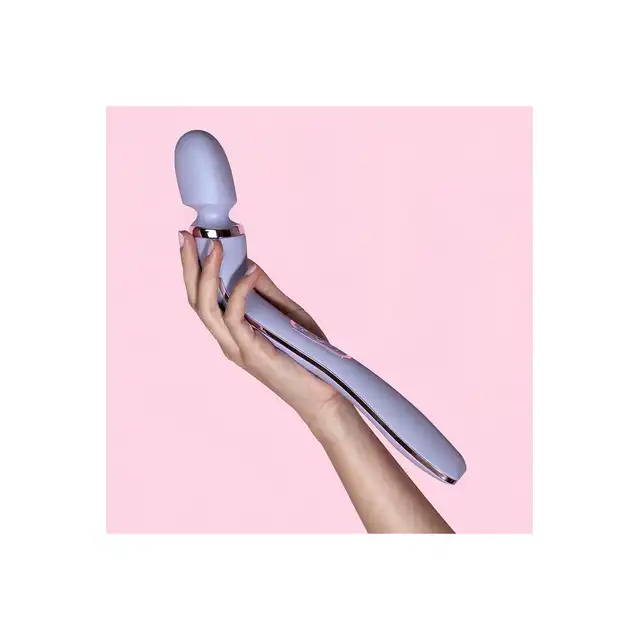Wellness - Eternal Wand Purple. Silikonowa, lawendowa magiczna różdżka na pilota bezprzewodowego. Niesamowite doznania z 10 trybami wibracji