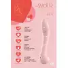 Amour – Flexible Vibrator Lea. Różowy silikonowy wibrator z lekkim wygięciem do subtelnej stymulacji punktu G