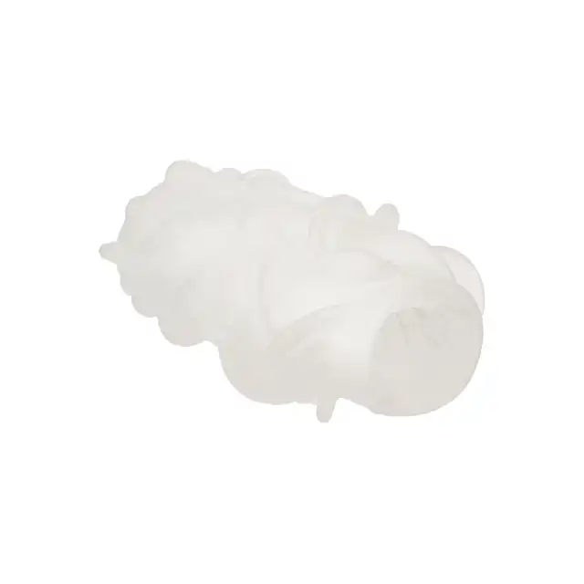 CalExotics - Boundless Squishy Ball Stroker Yellow. Masturbator z dwoma strukturami stymulacyjnymi, eksploruj nieograniczoną rozkosz z dwustronną strukturą i wyjmowaną kulką