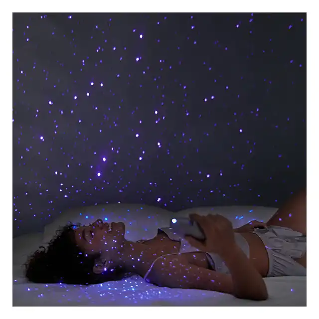 Svakom - Pulse Galaxie Starlight Projector Lilac. Powietrzny stymulator łechtaczki, intensywne fale powietrzne z projektorem gwiazd, w kolorze liliowym
