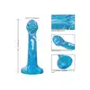 CalExotics - Twisted Bulb Tip Probe Blue. Silikonowe dildo z bulwiastą końcówką dla rozkoszy na wysokim poziomie, odkryj intensywną przyjemność