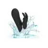 CalExotics - Raven Bunny. Mini wibrator podwójny z króliczkiem do łechtaczki, zanurz się w rozkoszach podwójnej stymulacji 