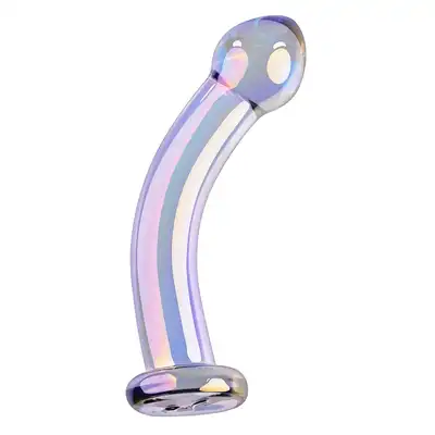Playboy - Jewels King. Kryształowe szklane dildo o idealnie stymulującej krzywiźnie, imponujący rozmiar i ergonomiczna konstrukcja