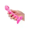 CalExotics - Twisted Bulb Tip Probe Pink. Różowe silikonowe dildo z przyssawką i bulwiastą końcówką, stworzone dla rozkoszy na najwyższym poziomie