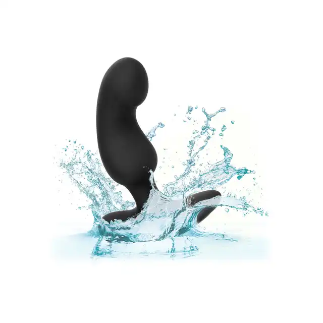 CalExotics - Rechargeable Curved Probe. Wibrujący stymulator prostaty z wyjątkową i ergonomiczną krzywizną, gładki wodoodporny materiał