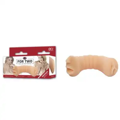 XXX -For Two Bocca e Vagina - dwustronny masturbator dla podwójnej przyjemności