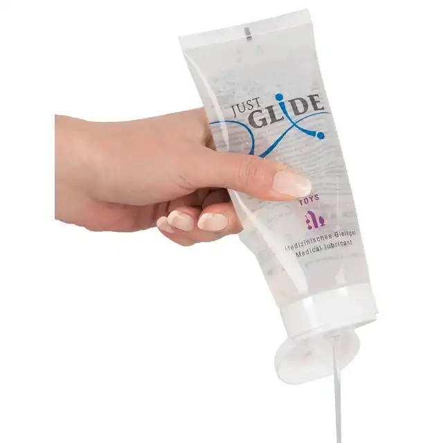 Just Glide - Toys Lubricant 200 ml. Gęsty żel na bazie wody, zapewniający doskonałe nawilżenie i poślizg, bezpieczny dla prezerwatyw i zabawek erotycznych