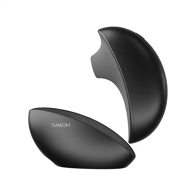 Svakom - Pulse Galaxie Starlight Projector Black. Wibrator do łechtaczki z funkcją stymulacji falami powietrznymi, z projektorem gwiazd
