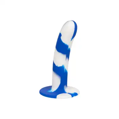 Admiral - Swirl Probe. Ultra gładkie silikonowe dildo z przyssawką, luksusowa faktura i wyjątkowy komfort stymulacji punktu G i prostaty