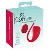Sweet Smile - RC Slim Panty Vibrator Red. Wibrator bieliźniany, pieści srom, łechtaczkę i odbyt, zapewniając dyskretną przyjemność dzięki 7 trybom wibracji