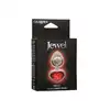 CalExotics - Jewel Small Ruby Heart Plug. Metalowy korek analny z czerwonym serduszkiem w podstawie, wtyczka o zaokrąglonym kształcie