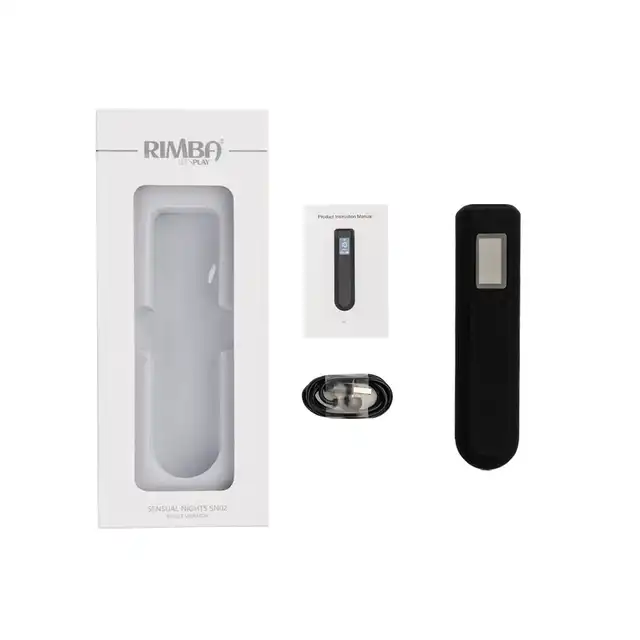 Rimba - SN02 Bullet - mini wibrator w formie bulletu z wyświetlaczem LCD