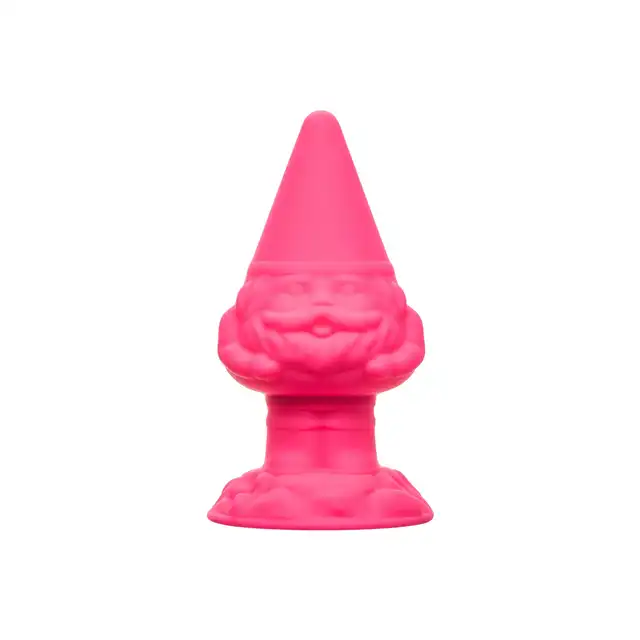 CalExotics - Anal Gnome Butt Plug. Różowy korek analny o unikalnym kształcie krasnala ogrodowego, Twój mały analny przyjaciel