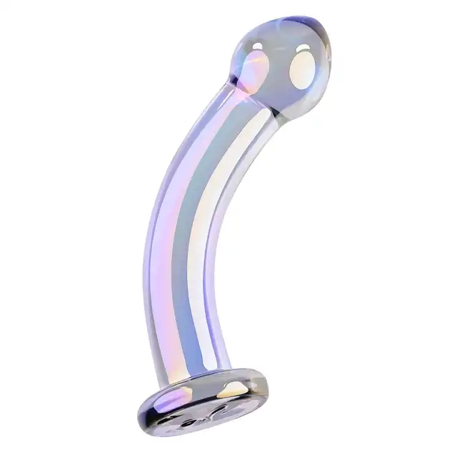 Playboy - Jewels King. Kryształowe szklane dildo o idealnie stymulującej krzywiźnie, imponujący rozmiar i ergonomiczna konstrukcja
