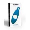 ToyJoy - Super Hero Couples C-Ring. Pierścień erekcyjny, potężne wibracje masującym trzon i jądra i wibrujące uszka stymulujące łechtaczkę