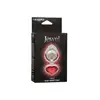 CalExotics - Jewel Large Ruby Heart Plug. Metalowy korek analny z czerwonym serduszkiem w podstawie, wtyczka o zaokrąglonym kształcie