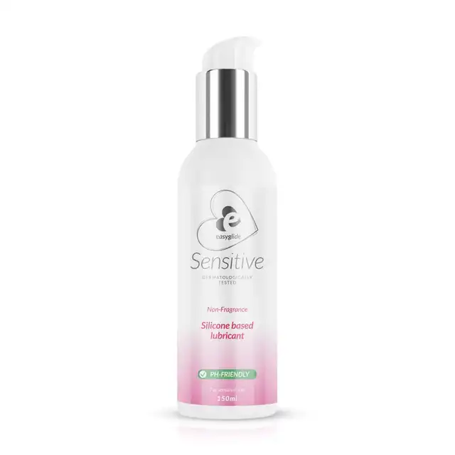 EasyGlide - Sensitive Silicone Lubricant 150ml. Delikatny silikonowy żel intymny dla skóry wrażliwej, zapewniający długotrwałą gładkość i poślizg