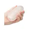 CalExotics - Boundless Squishy Ball Stroker Grey. Dwustronny masturbator, odkryj nieskończoną przyjemność w Twoich rękach z dwustronnym designem i wyjmowaną kulką