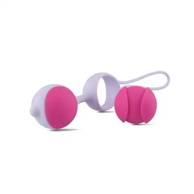 Toyz 4 Lovers- Palline double pleasure white - podwójne kulki Gejszy, idealne do ćwiczeń mięśni Kegla 