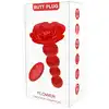 Boys Series - Flower Rose Rotating Anal Beads. Wibrujące koraliki analne na pilota z innowacyjną funkcją obrotową, elegancki design róży