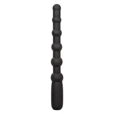 CalExotics - Rechargeable X-10 Beads. Wibrator analny o stopniowanej strukturze koralików, elastyczna konstrukcja z intensywnymi wibracjami