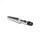 CalExotics - Waterproof Anal Probe Silver. Gładki, smukły wibrator zapewniający intensywne doznania, idealny dla miłośników analnych pieszczot