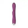 B-Series - Dual Rabbit Vibrator Purple. Fioletowy wibrator z króliczkiem. Intensywne wibracje w eleganckiej formie