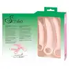 Sweet Smile - Vaginal Trainers. Zestaw idealnie zakrzywionych dild w różnych rozmiarach, wykonane z silikonowu soft touch