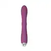 B-Series - Dual Rabbit Vibrator Purple. Fioletowy wibrator z króliczkiem. Intensywne wibracje w eleganckiej formie