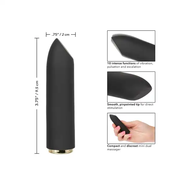 CalExotics - Raven Teaser. Kompaktowy mini wibrator, który wzbudzi intensywne doznania, odkryj sekretną rozkosz 