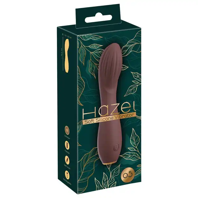 You2Toys - Hazel Vibe 05. Wibrator punktu G z wyjątkową strukturą stymulacyjną, elastyczna główka pozwala dotrzeć w każde miejsce