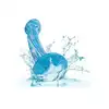 CalExotics - Twisted Bulb Tip Probe Blue. Silikonowe dildo z bulwiastą końcówką dla rozkoszy na wysokim poziomie, odkryj intensywną przyjemność
