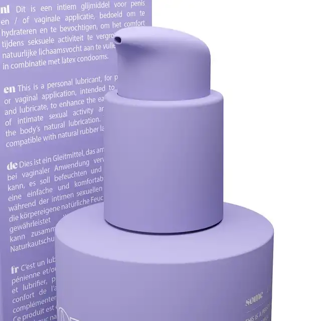SOME LUBE - Hyaluronic Lubricant 100ml. Wodny lubrykant z kwasem hialuronowym, wegańska formuła z nawilżającym efektem