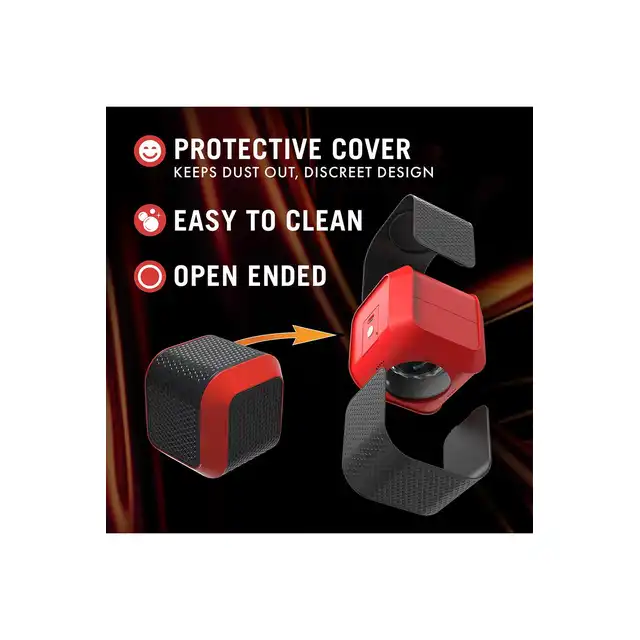 M for Men - Slambox Red. Automatyczny masturbator z funkcją super stymulacyjnych ruchów obrotowych, dyskretne i eleganckie etui