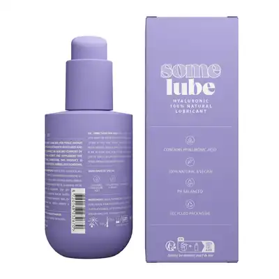 SOME LUBE - Hyaluronic Lubricant 100ml. Wodny lubrykant z kwasem hialuronowym, wegańska formuła z nawilżającym efektem