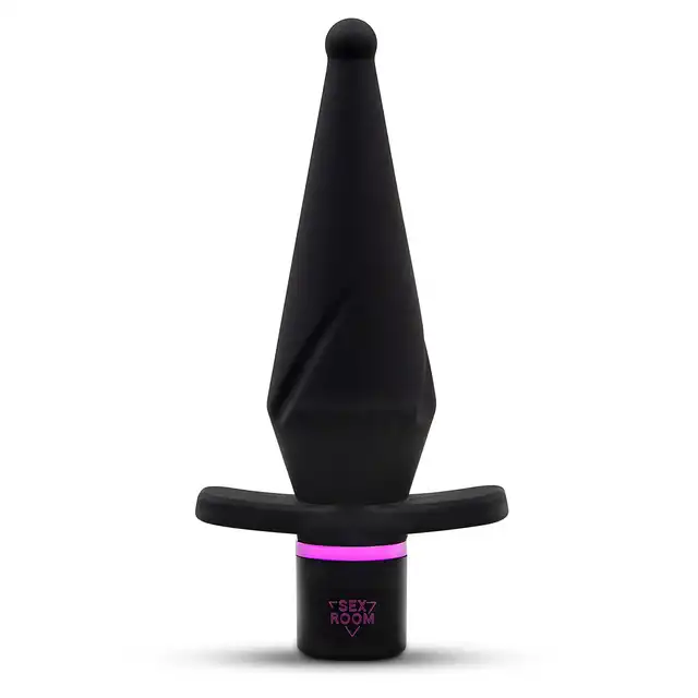 Sex Room - Anal Play Kit. 6-częściowy zestaw do zabaw analnych z czarnym plugiem wibrującym. Nowe spektrum wrażeń 