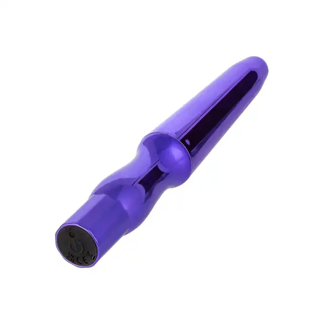 CalExotics - Rechargeable Anal Probe Purple. Smukły wibrator analny o wysokiej intensywności wibracji, satysfakcjonujące doznania