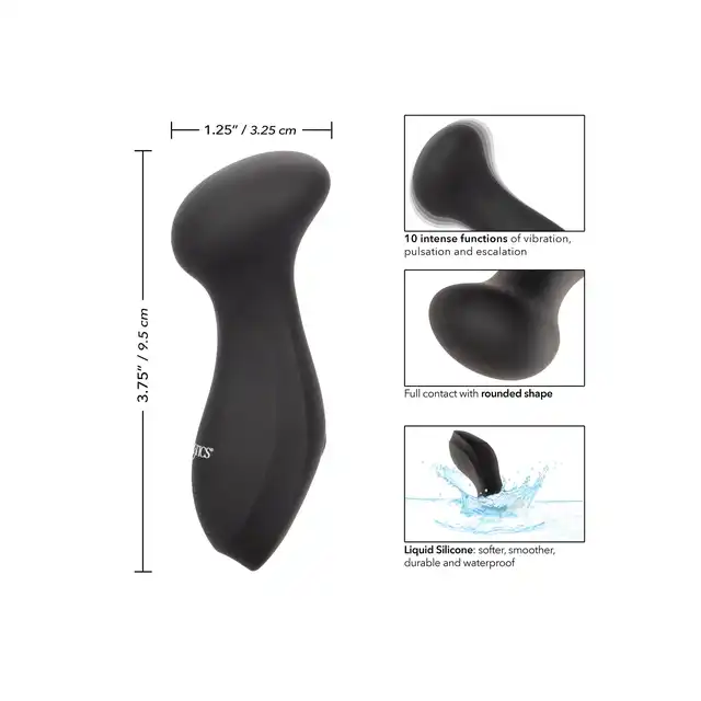 CalExotics - Boundless Mini Massager. Mini masażer o zaokrąglonym kształcie, idealny do pełnego i intensywnego stymulowania