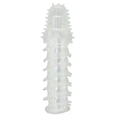 Toyz 4 Lovers - Guaina fallica bistled sleeve - przezroczysta nakładka na penisa z wypustkami