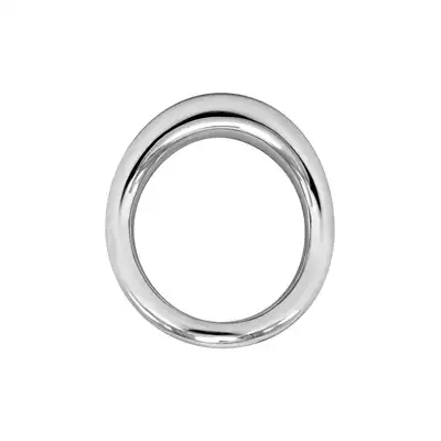 Locked - Yoke 51mm. Stalowy pierścień na penisa wzmacniający erekcję, wyjątkowy kształt optymalizujący wydajność