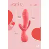 Amour – Triple Pleasure Vibe Claire. Różowy, potrójny wibrator do stymulacji waginalnej, analnej oraz łechtaczkowej