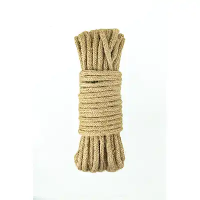 Sweet Caress Sm - Bondage Hemp Rope 10m. Wytrzymała lina do krępowania wykonana w 100% z konopi, solidne wykonanie i trwałość