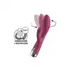 Satisfyer - Spinning Rabbit 1 Red. Wibrator z króliczkiem, który pieści łechtaczkę wibracjami, a punktowi G dogadza wibracjami i rotacją. Przygotuj się na nowe, orgazmiczne połączenie