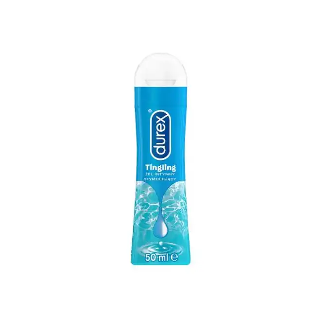 Durex - Tingling 50ml. Lubrykant wodny o chłodzącym efekcie, uwolnij dreszczyk emocji o miętowym aromacie i smaku