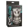 CalExotics - Cyclone Triple Chamber Stroker. Żebrowany masturbator z trzema otworami penetracyjnymi, potrójna intensywność i przyjemność